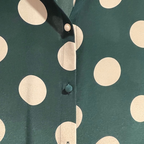 Suistudio Alec Polka Dot Silk Blouse NWOT - Picture 4 of 8